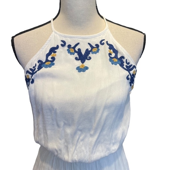 Lovers + Friends White Floral Halter Neck‎ Jumpsuit Womens Small - Picture 11 of 12